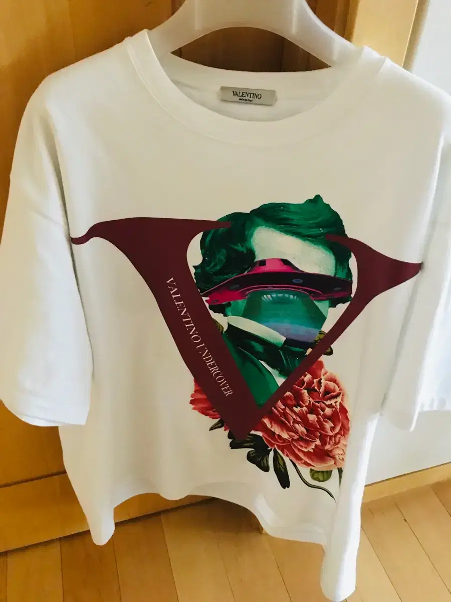VALENTINO×UNDERCOVER フェイスローズTシャツ コラボ VALENTINO VALENTINO×UNDERCOVER フェイスローズTシャツ コラボ VALENTINO